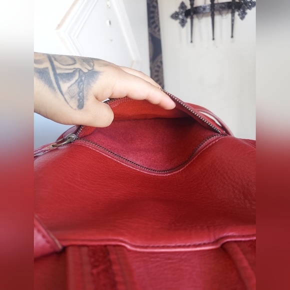 Vintage Coach Red Berkley Convertible Backpack 9016 ❤️🥀 - Picture 12 of 16